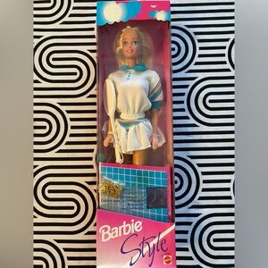 Vintage 1994 Barbie Style Estilo Tennis player Mattel 12291 NRFB RARE